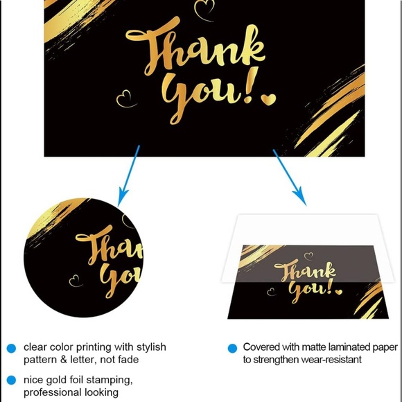 NEW Poshmark Packages "Thank you!" Gift Wrapping Shipping Supplies Set ~ 130Pcs - Picture 6 of 16